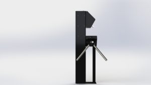 Dispensadora de Comanda - Aço Carbono Pintado Lateral